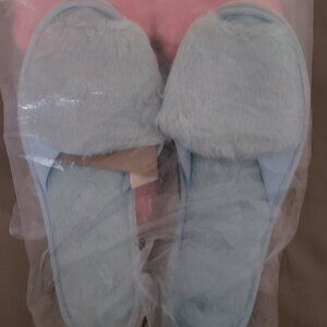 3/PAIR SOFT OPEN TOE SLIPPERS